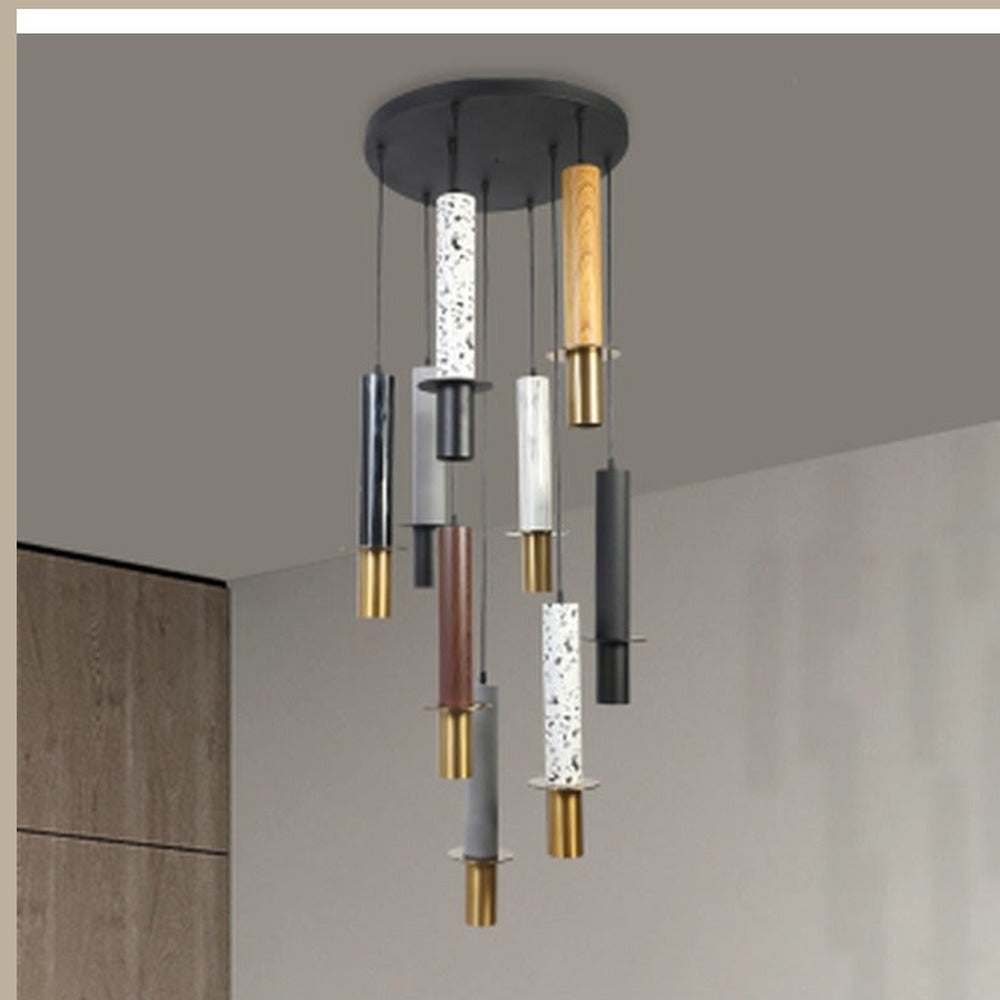 JS-GL-K11 - ANTIQUE BRASS & BM-AB, WM-AB, LW-AB, DW-AB, TR-AB TR-BK, BT-BK, GY-AB, GY-BK METAL Modern Hanging Light
