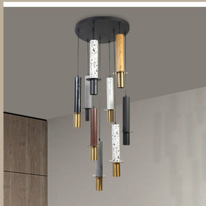 JS-GL-K11 - ANTIQUE BRASS & BM-AB, WM-AB, LW-AB, DW-AB, TR-AB TR-BK, BT-BK, GY-AB, GY-BK METAL Modern Hanging Light