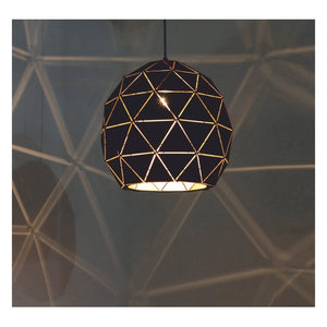 JS-GL-L01-1 - Black & Gold Metal Modern Hanging Light