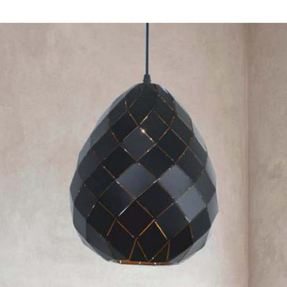 JS-GL-L03-1 - Black & Gold Metal Modern Hanging Light