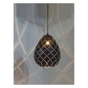 JS-GL-L03-1 - Black & Gold Metal Modern Hanging Light