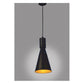 JS-GL-LL7001-BK - BLACK & GOLD Metal Hanging Light