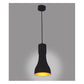 JS-GL-LL7002-BK - BLACK & GOLD Metal Hanging Light