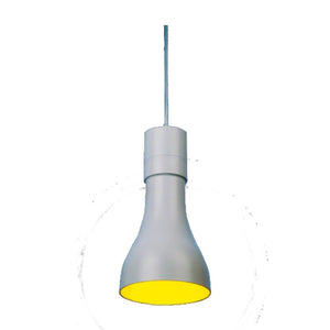 JS-GL-LL7002-WH - WHITE & GOLD Metal Hanging Light