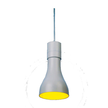 JS-GL-LL7002-WH - WHITE & GOLD Metal Hanging Light