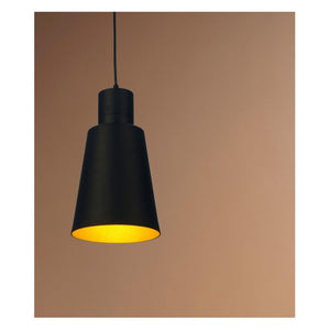 JS-GL-LL7003-BK - BLACK & GOLD Metal Hanging Light