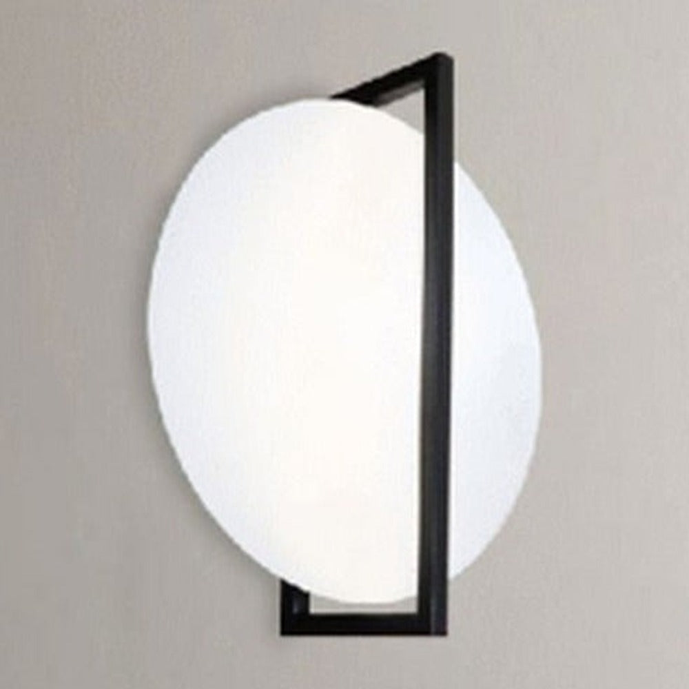 JS-GL-LWA015-BK - BLACK & WHITE METAL & ACRYLIC Led Wall Light