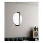JS-GL-LWA015-BK - BLACK & WHITE METAL & ACRYLIC Led Wall Light