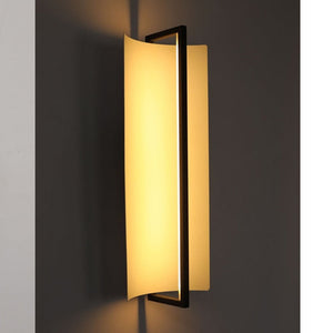 JS-GL-LWA016 - Black & White Metal & Acrylic Modern Wall Light