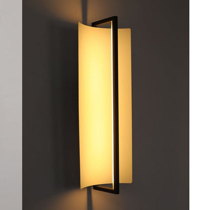 JS-GL-LWA016 - Black & White Metal & Acrylic Modern Wall Light