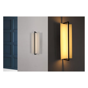 JS-GL-LWA016 - Black & White Metal & Acrylic Modern Wall Light