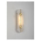 JS-GL-MB-2044-W - ANTIQUE BRASS METAL & ONYX MARBLE Wall Light