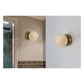 JS-GL-MB115 - Antique Brass Metal & Onyx Marble Wall Light