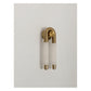 JS-GL-MB 050 - Antique Brass Metal & Onyx Marble Wall Light