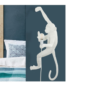 JS-GL-MK01W-WH - White Metal & Resin Artistic Wall Light