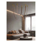 JS-GL-Q1200 (Set of 3) - Antique Brass Metal & Silicone Luxury Chandelier