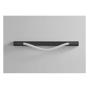 JS-GL-RP-111 - Black Metal & Silicon Rope Modern Wall Light