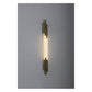 JS-GL-SF01-1W - Antique Brass Metal & Acrylic Modern Wall Light