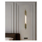 JS-GL-SF01-1W - Antique Brass Metal & Acrylic Modern Wall Light