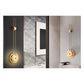 JS-GL-Y01-1 - Antique Brass Metal & Onyx Marble Wall Light