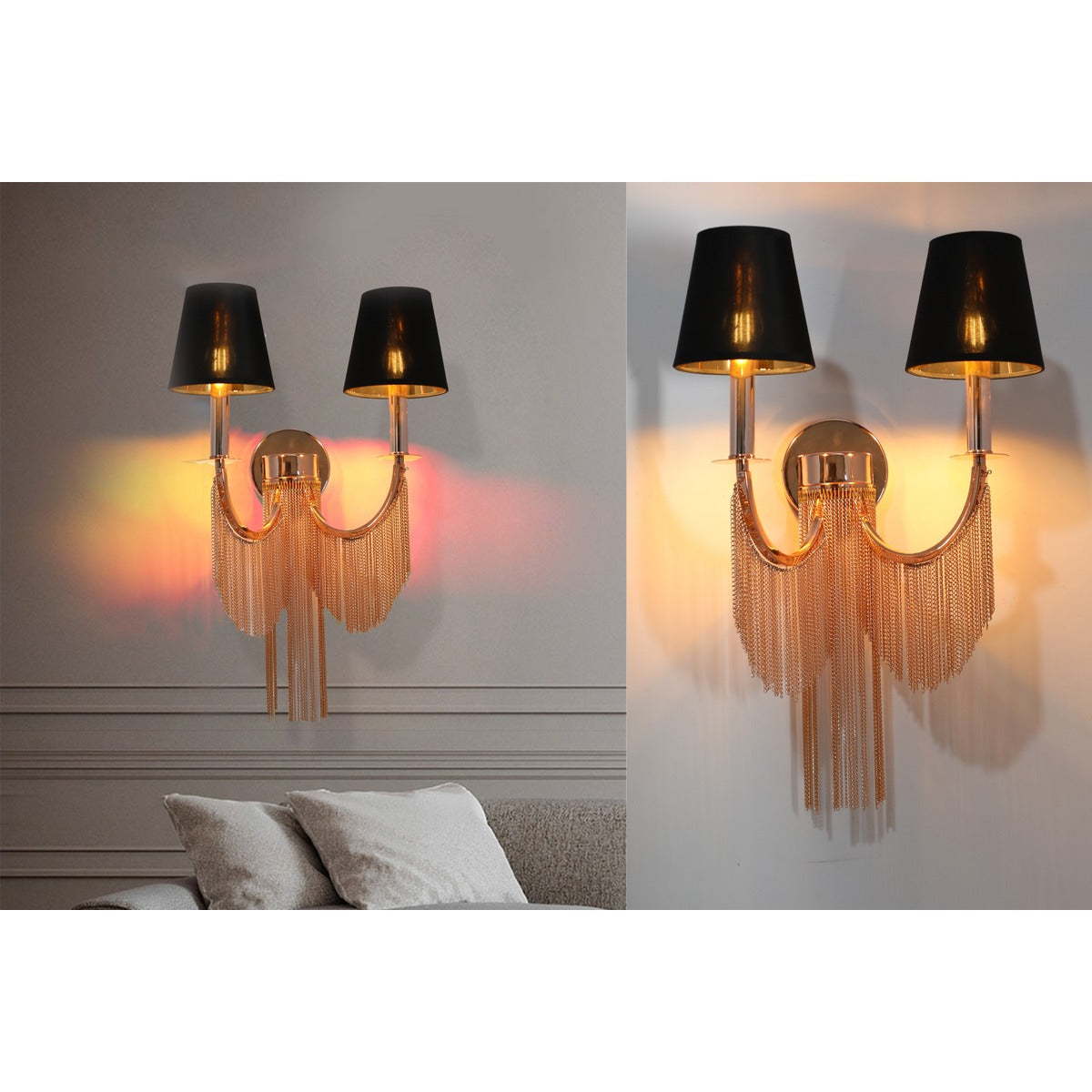 0024-2W 2XE14 Wall Light
