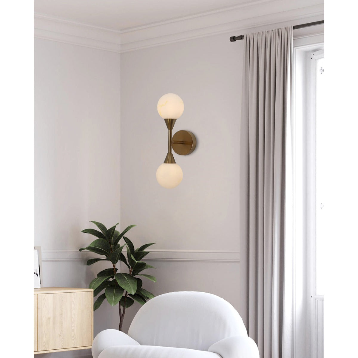 056-2W 2XG9 Wall Light