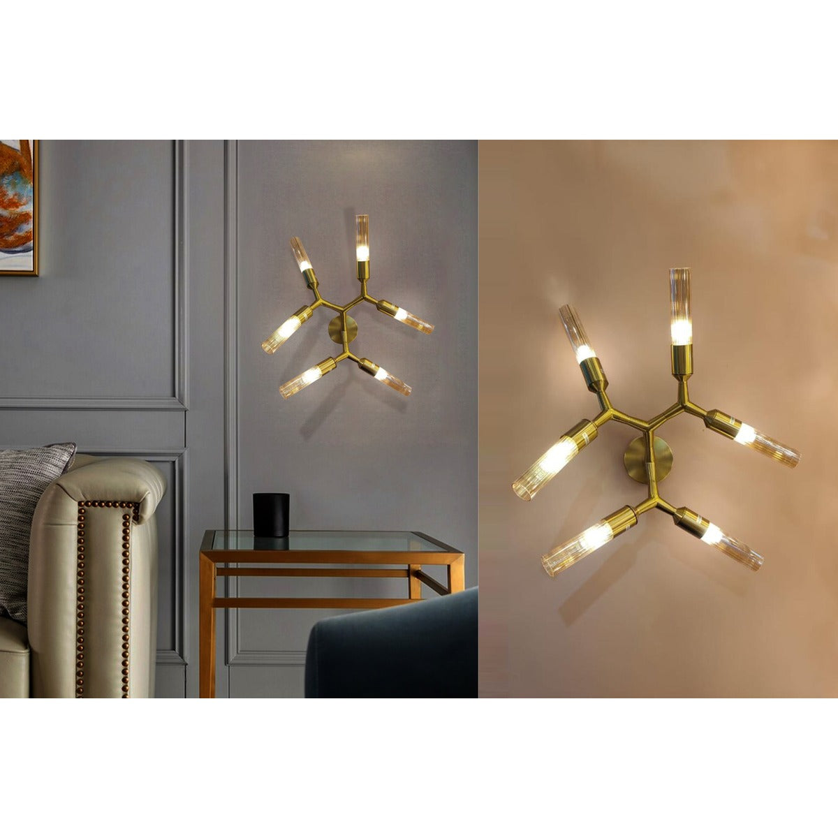 1002-6W 6XG9 Wall Light