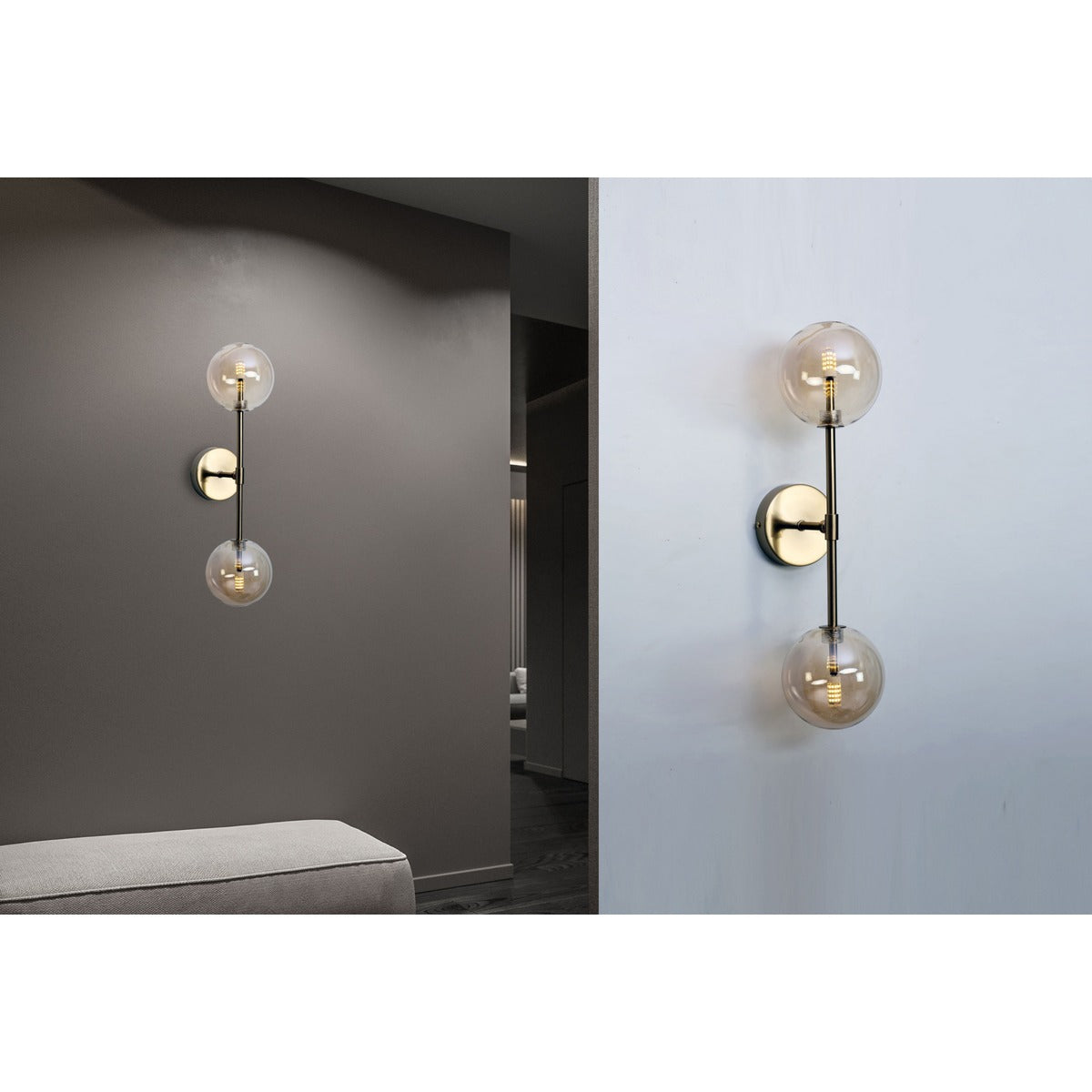 2001-2W G4X2 Wall Light