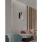 JS-GL-25041-W - Antique Brass Metal & Glass Modern Wall Light