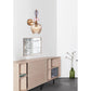 JS-GL-3011-W - Antique Brass Metal & Glass Modern Wall Light