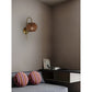JS-GL-35143-W - Antique Brass & Rustic Brown Metal Modern Wall Light