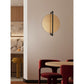 JS-GL-3604 - Texture Gold & Black Metal & Acrylic Modern Wall Light