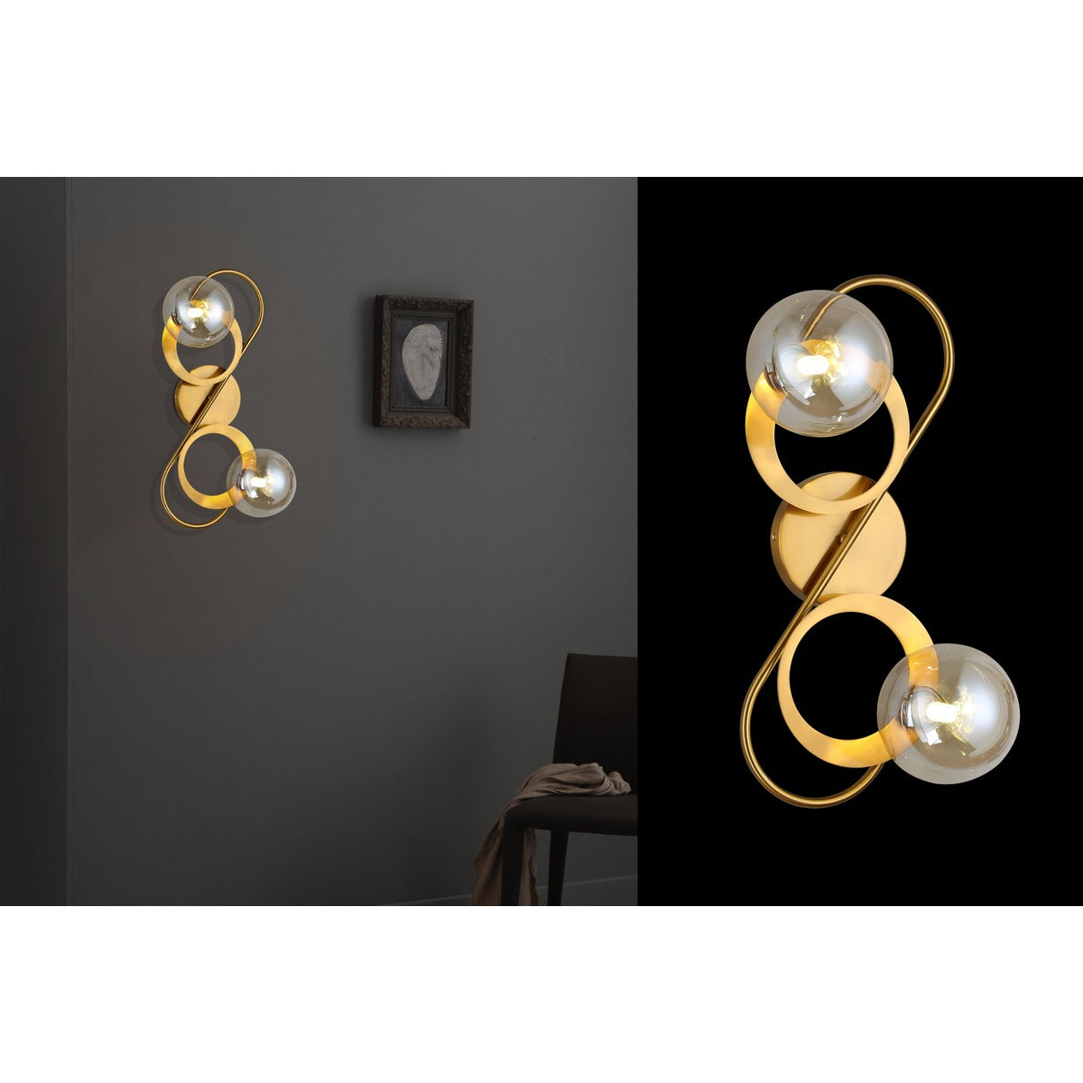 3990-2 2XG9 Wall Light
