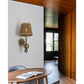 JS-GL-4028-C W - Antique Brass Metal & Threads Modern Wall Light