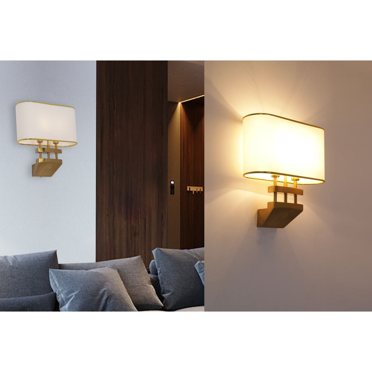 563-W 2XE14 Wall Light