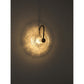 JS-GL-6084 - Antique Brass Metal & Crystal Glass & Acrylic Crystal Wall Light