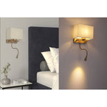 6616-W 1XE27 + LED Wall Light