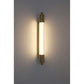 JS-GL-799-540 - Antique Brass Metal & Glass Modern Wall Light