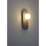 802-W GY 1XG9 Wall Light