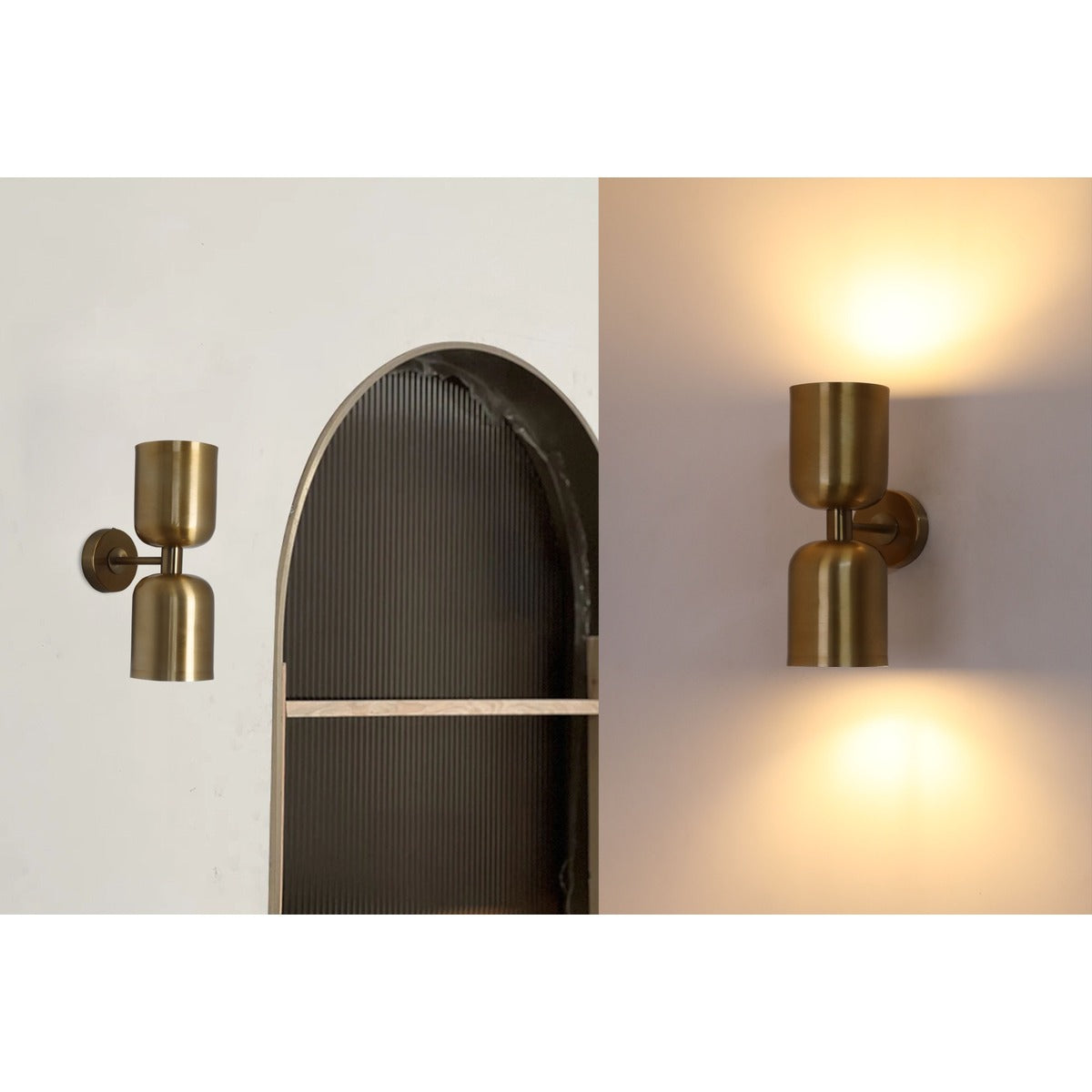 8055-F AB 2XE27 Wall Light