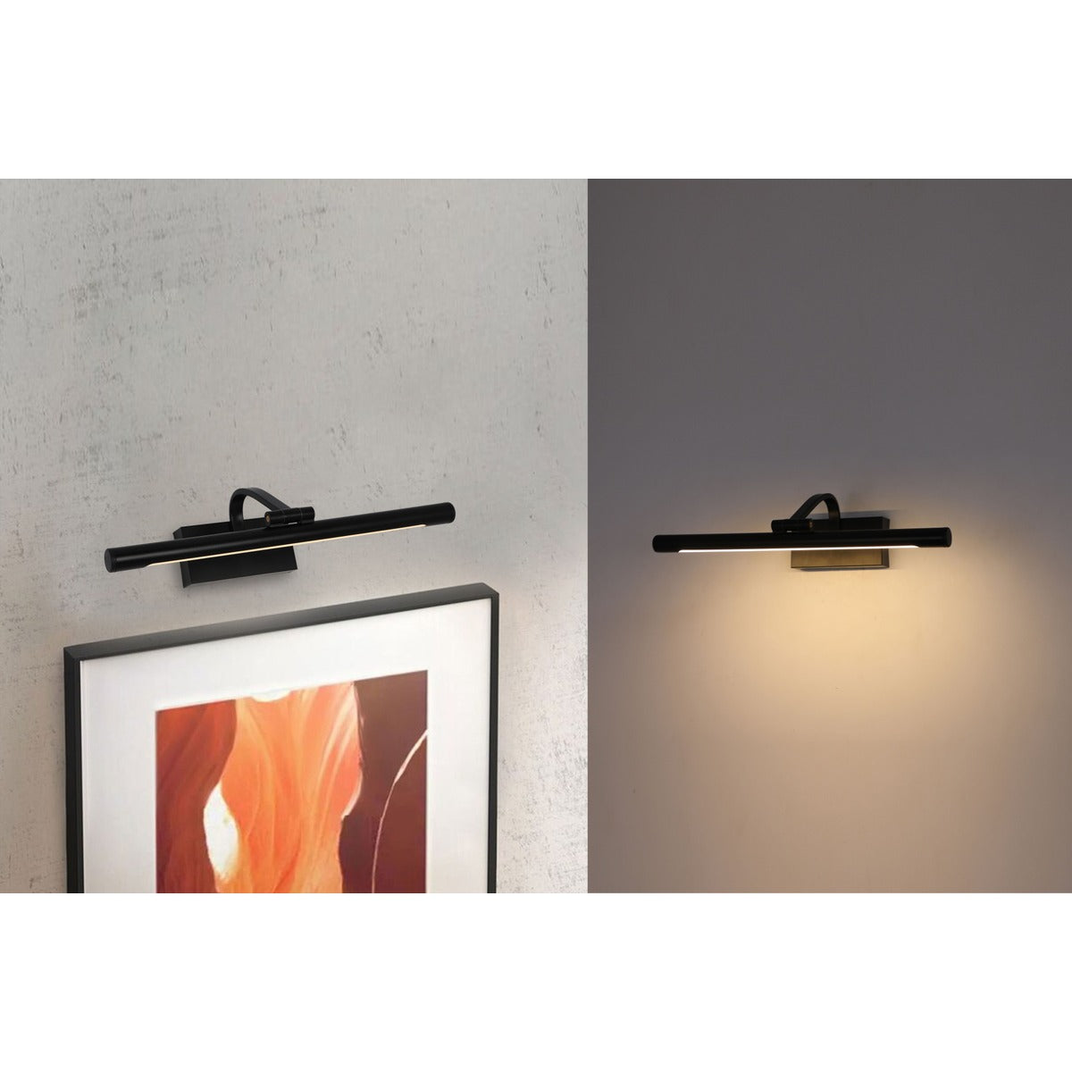 8352-S BK Led Wall Light