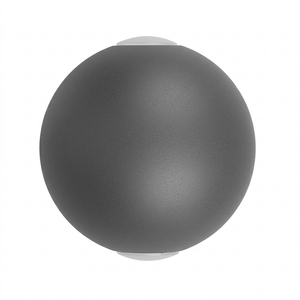 Eliante Outdoor Sphere Wall Light – Flash Grey, 2×3W (GOD-027)