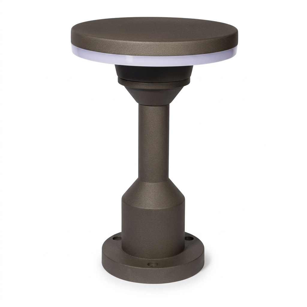 Eliante Garden Bollard Light – Flash Grey, 12W (GOD-057)