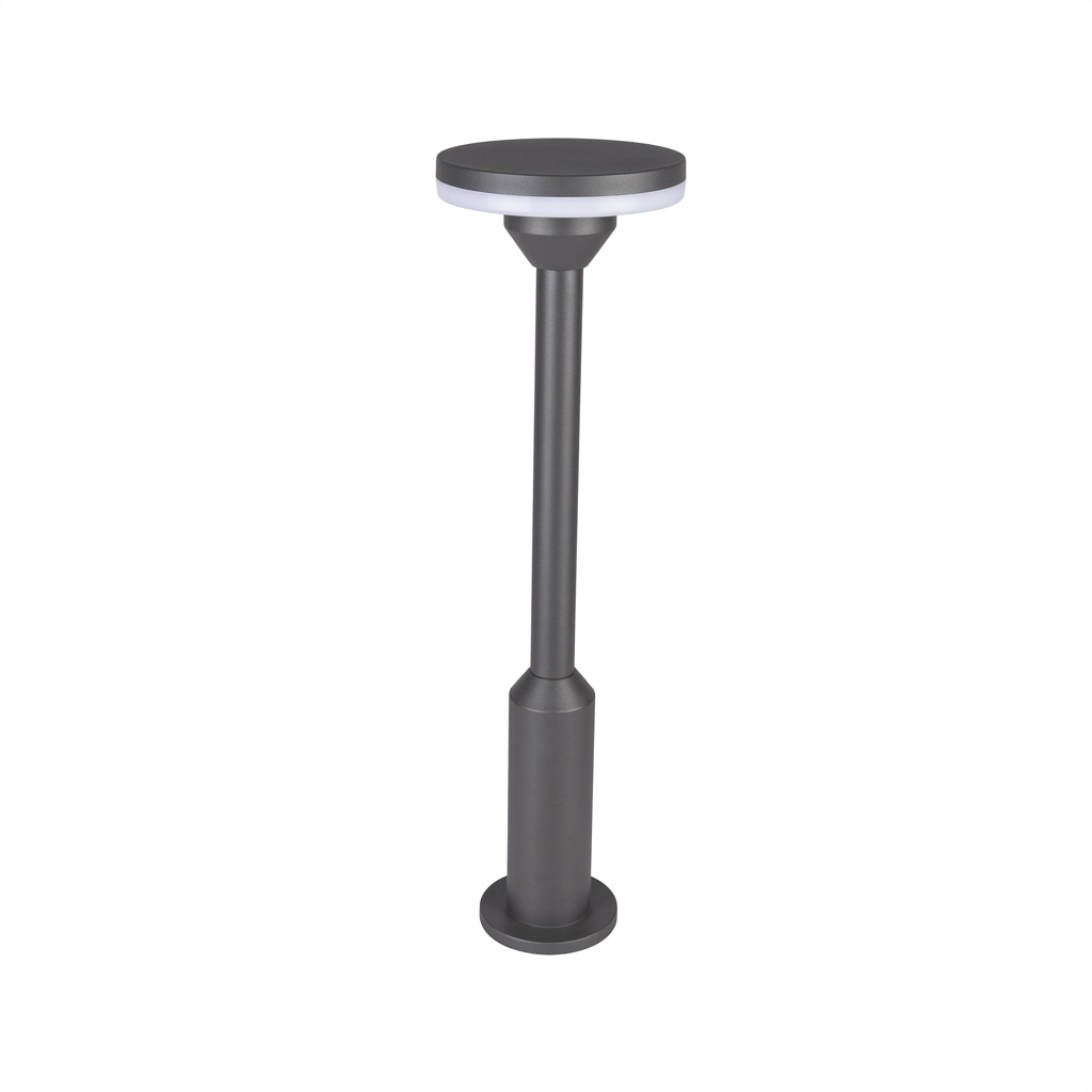 Eliante Garden Bollard Light – Flash Grey, 12W (GOD-058)