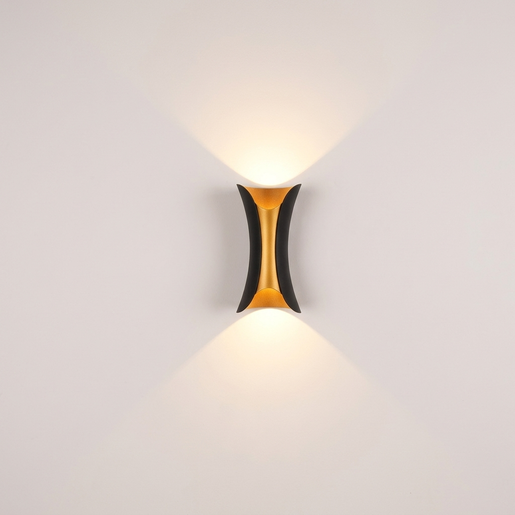 JS-GL_GOD-065_Up-down wall light_BK+GD