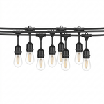 Eliante Outdoor String Light – Black, E27 (GOD-066)