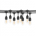 Eliante Outdoor String Light – Black, E27 (GOD-081)