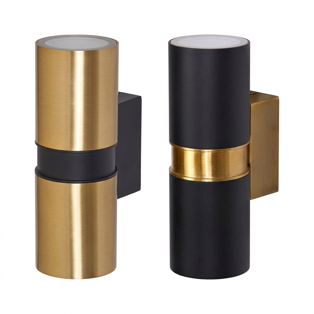 Eliante Outdoor Up-Down Wall Light – Gold-Black, GU10 (GOD-104-GD,BK)