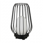 Eliante Outdoor Cage Lantern – Dark Sand Grey, E27 (GOD-1219)