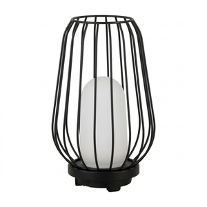 Eliante Outdoor Cage Lantern – Dark Sand Grey, E27 (GOD-1219)